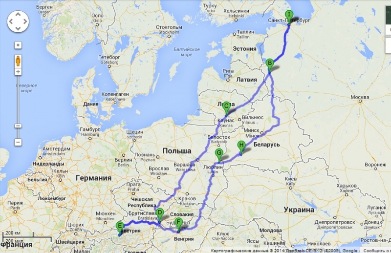 На авто из Питера в Австрию и Венгрию. Много фото!