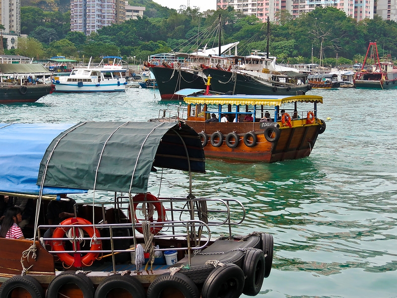 Полет пчелы вокруг вяленой рыбы в бухте Абердин (UPD)