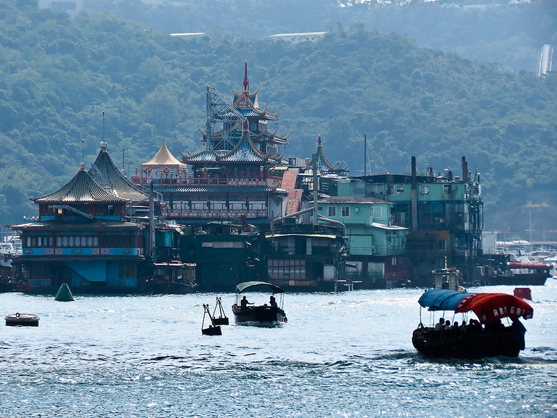 Полет пчелы вокруг вяленой рыбы в бухте Абердин (UPD)