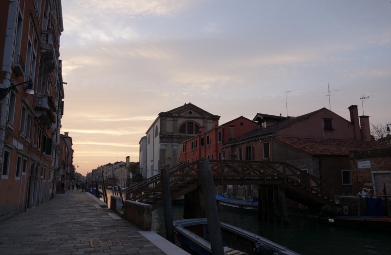 Венеция, рассвет в Cannaregio (март 2014)