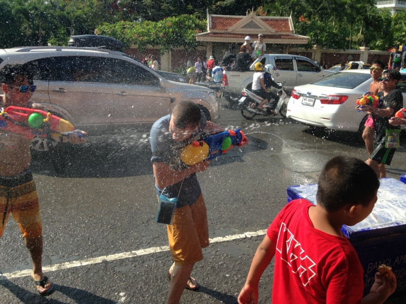 Сонгкран 2014. Апрель. Паттайя.