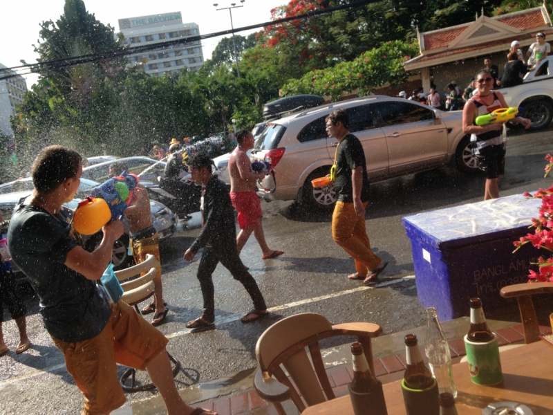 Сонгкран 2014. Апрель. Паттайя.