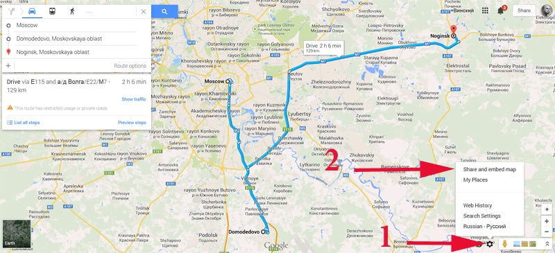 Размещение карт Google Maps в сообщениях на форуме