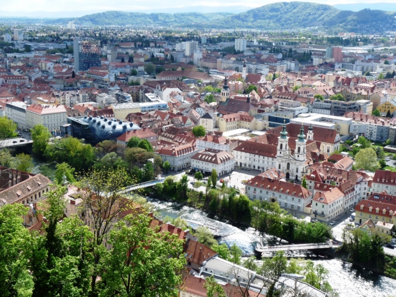 Вена, Зальцбург, Грац в середине апреля