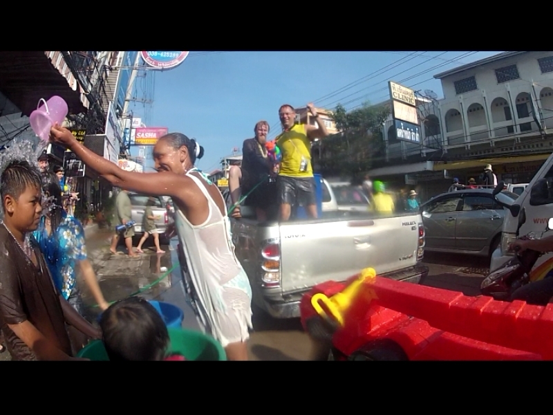 Сонгкран 2014. Апрель. Паттайя.