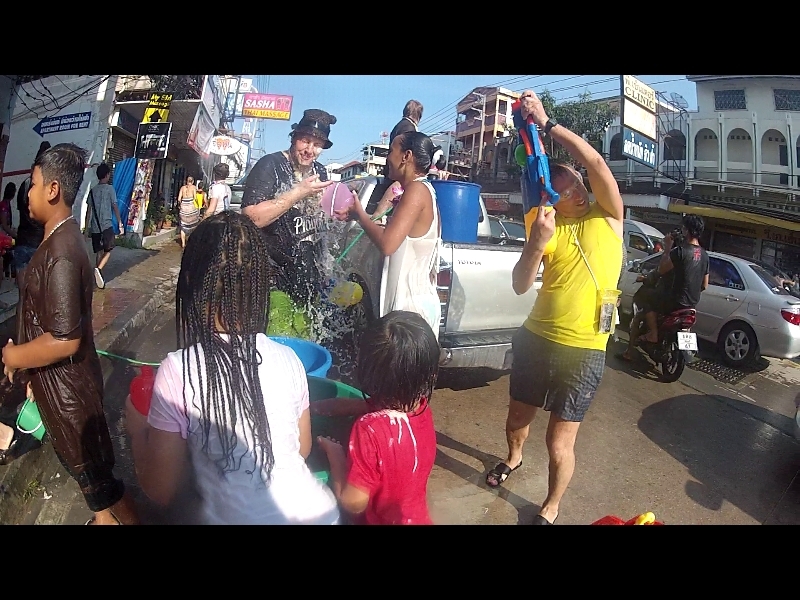 Сонгкран 2014. Апрель. Паттайя.