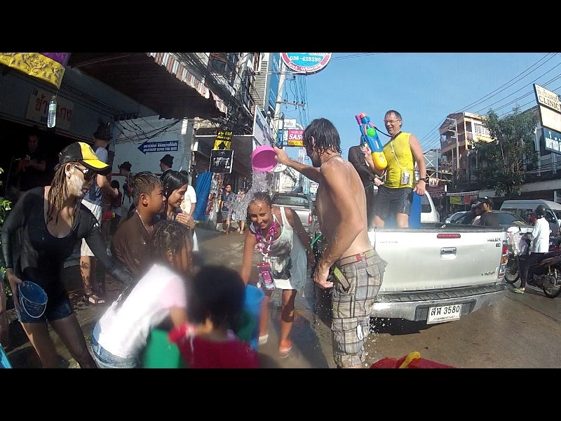 Сонгкран 2014. Апрель. Паттайя.