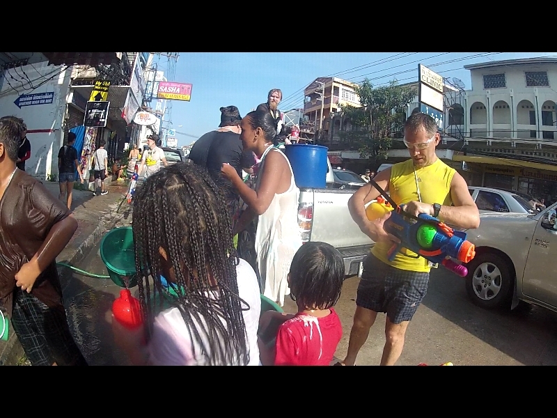 Сонгкран 2014. Апрель. Паттайя.