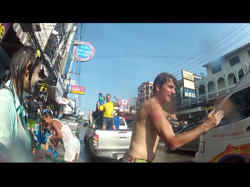 Сонгкран 2014. Апрель. Паттайя.