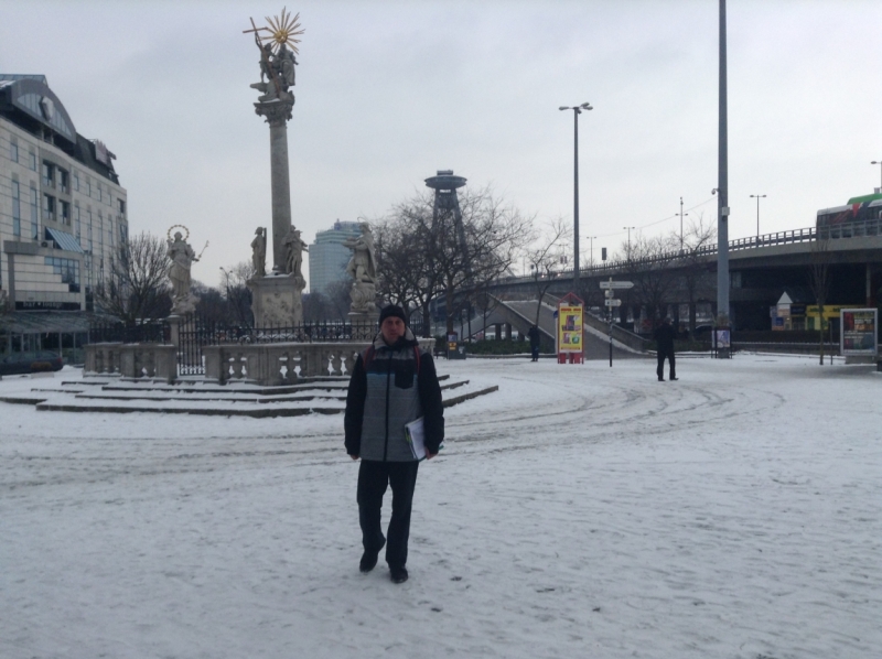 Словакия. Из Вены в Братиславу на автобусе. Январь 2014. Словакия. Из Вены в Братиславу на автобусе. Январь 2014.