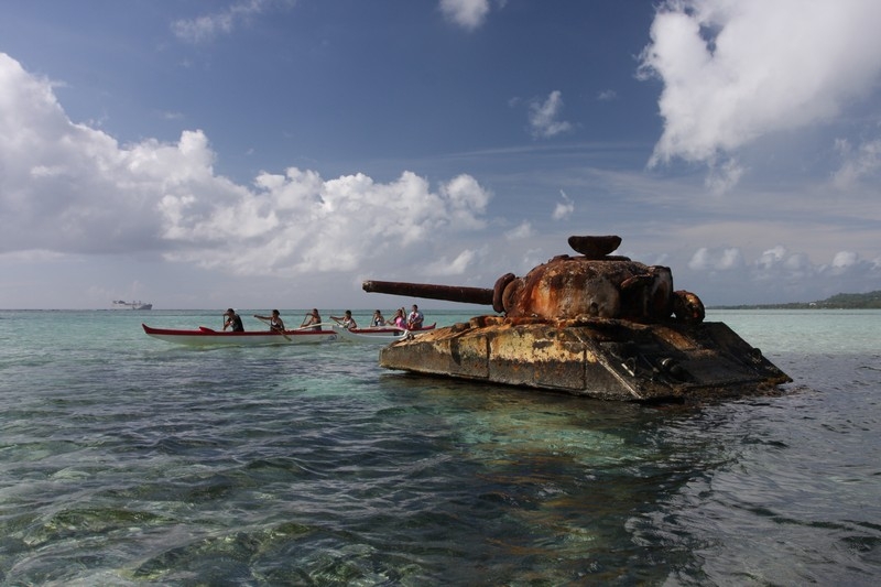 Танковое море Сайпана