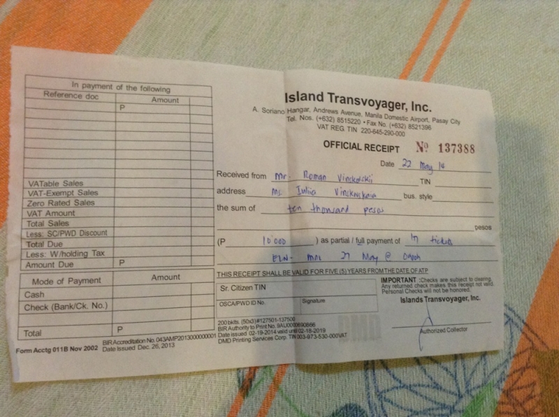 Отчет в цифрах. Филиппины 14 мая 2014г.-30 мая 2014г.