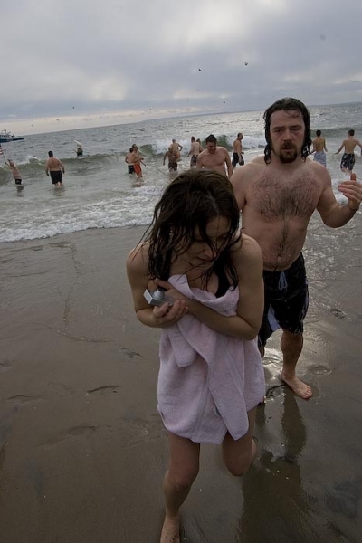 Новогоднее купание в Нью Йорке