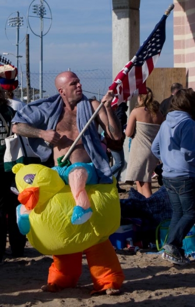 Новогоднее купание в Нью Йорке