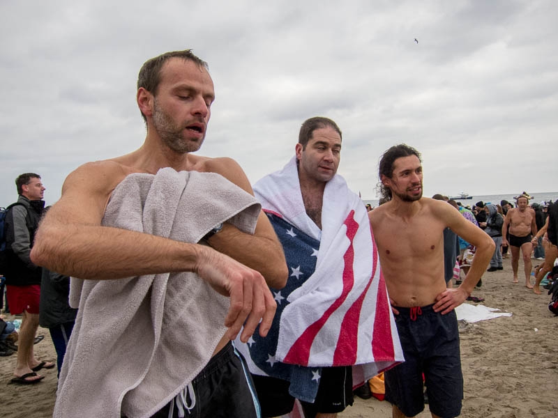 Новогоднее купание в Нью Йорке