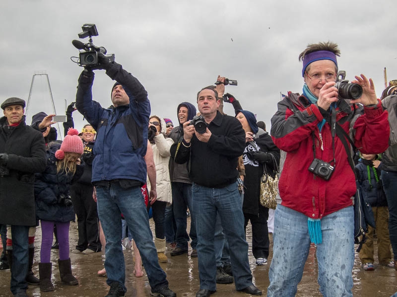 Новогоднее купание в Нью Йорке
