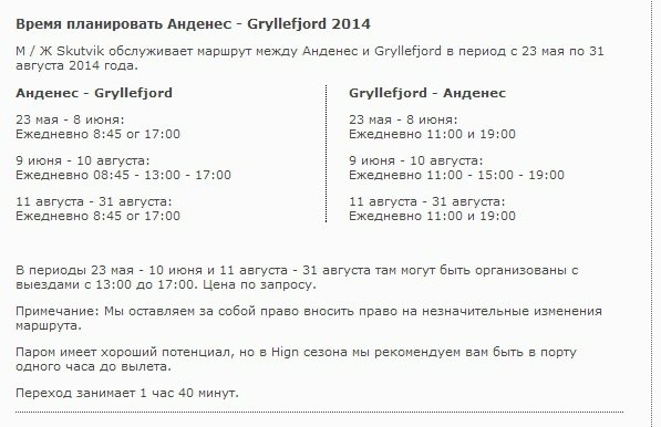 Автомобильные паромы и тоннели в Норвегии