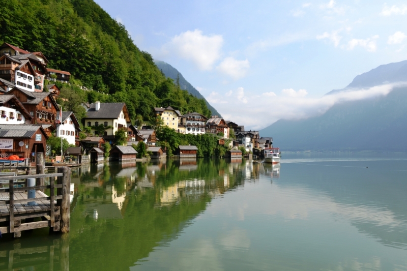 Австрия горная -Гальштат, Гросглокнер; Бавария-озера, Берхтесгаден,Ротенбург-на-Таубере