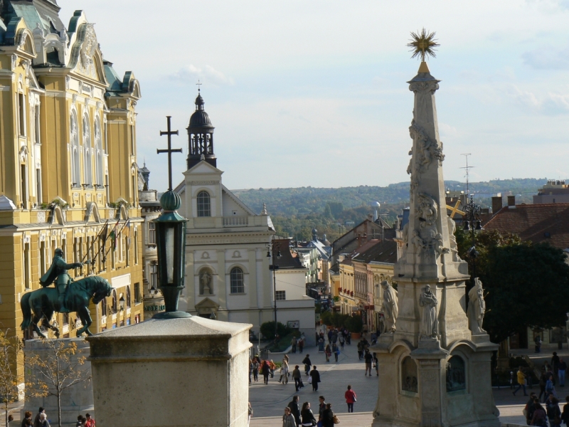 Печ (Pécs), пешеходный маршрут