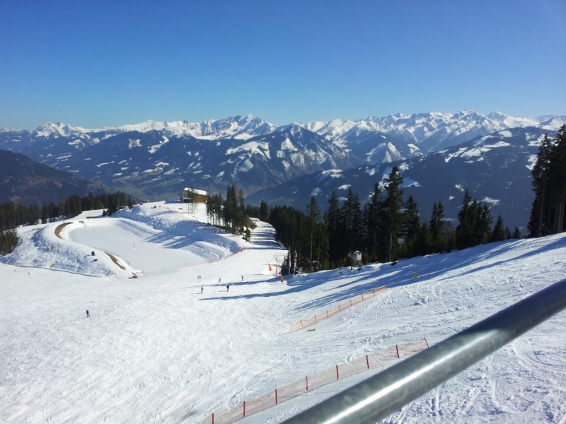 Австрия - Zell-am-See/ Kaprun - лыжи в середине марта 2014