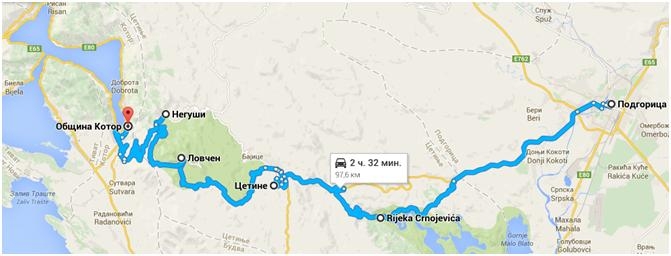 Котор - Дурмидор