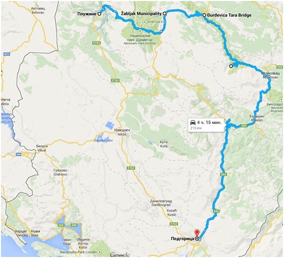 Котор - Дурмидор