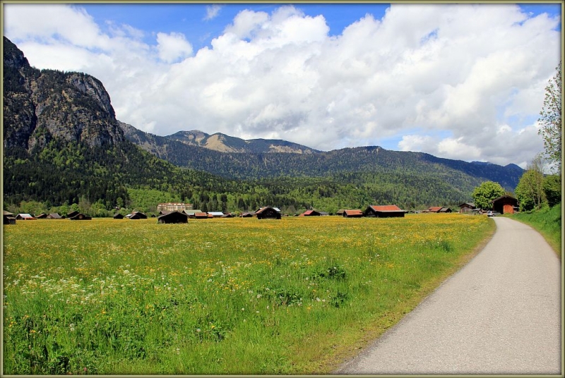 Гармиш. На велосипеде в Оберау