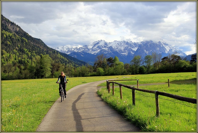Гармиш. На велосипеде в Оберау