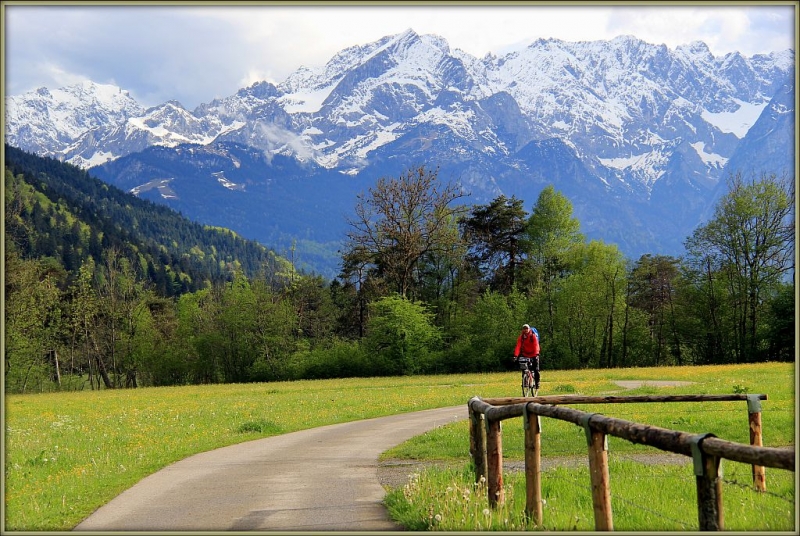 Гармиш. На велосипеде в Оберау