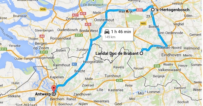 Изменил маршрут по БеНилюксу на 2 недели. Критикуйте