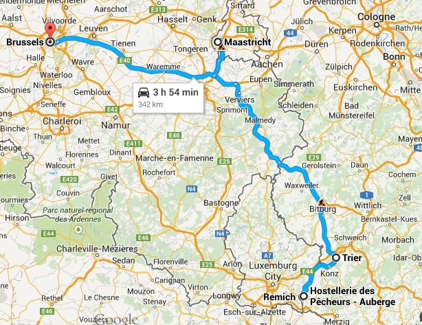 Изменил маршрут по БеНилюксу на 2 недели. Критикуйте