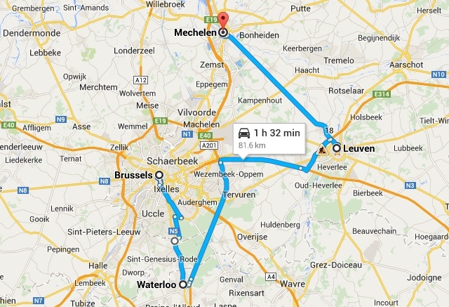 Изменил маршрут по БеНилюксу на 2 недели. Критикуйте