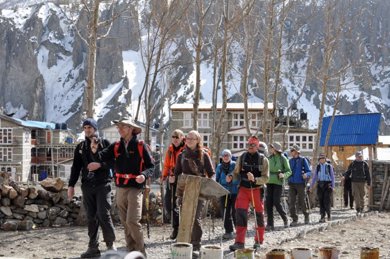 Полукружье Аннапурны в марте