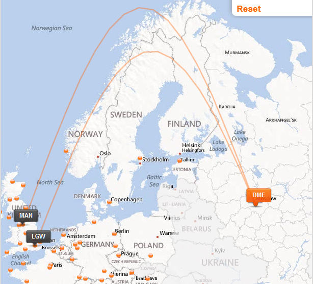 В каком направлении от лондона москва. Маршрут полета самолетом Лондон Москва. Москва и Лондон на карте. Перелет из Москвы в Лондон. Карта перелетов из Лондона.