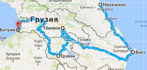 Номер 8 ереван баку. Ереван, Баку, Тбилиси маршрут. Железная дорога Ереван Тбилиси. Махачкала Грузия.