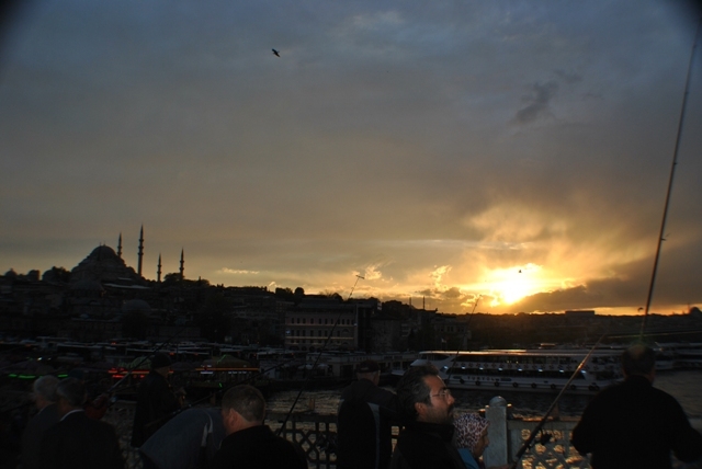 последний закат в Стамбуле