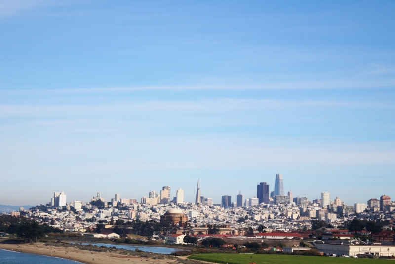 Вид на город